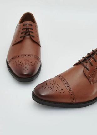 Кожаные туфли reserved мужские кожаные туфли мужские лоферы6 фото