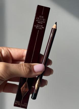 Карандаш для глаз charlotte tilbury classic eye powder pencil classic, черный оригинал