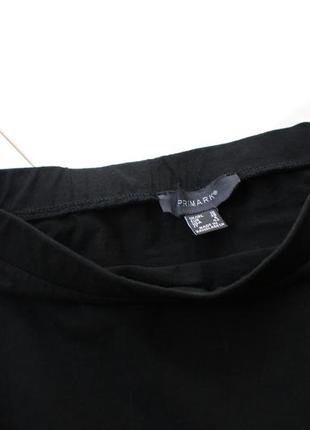 Базовая черная трикотажная юбка карандаш миди2 фото