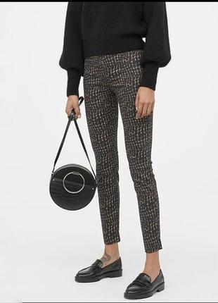 Коттон брюки скинни h&amp;m в стиле zara