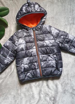 Классная оригинальная мягенькая курточка на 12-18 месяцев на рост 86см