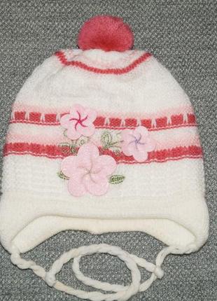 Демісезонна шапка для дівчинки