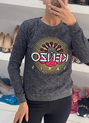 Свитшот с утеплением kenzo оригинал