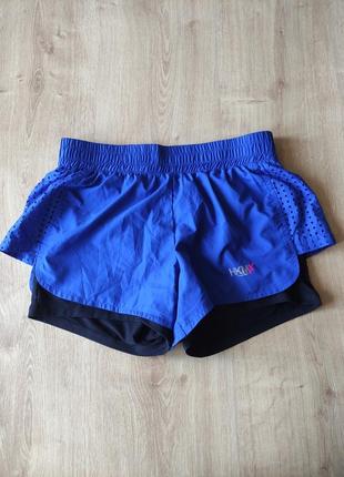 Женские спортивные двойные шорты с тайтсами   hunkemoller, германия, s.1 фото