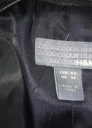 Півпальто нарядне h&m 46 м-s шерсть6 фото