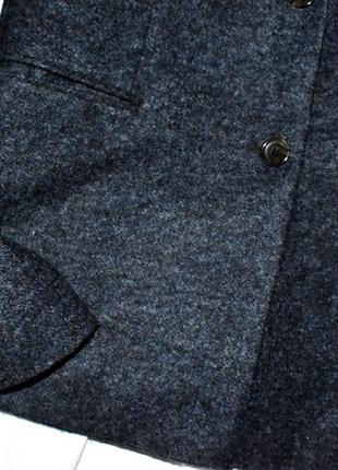 Marc o`polo стильный жакет темно-синего цвета,24% шерсть,премиальный бренд5 фото