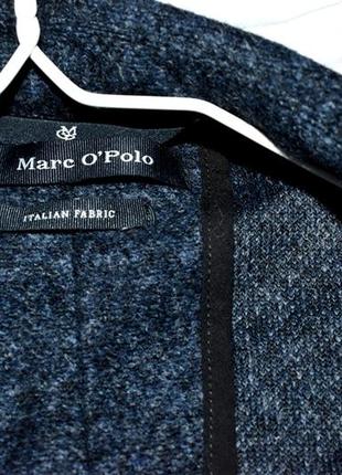 Marc o`polo стильный жакет темно-синего цвета,24% шерсть,премиальный бренд7 фото