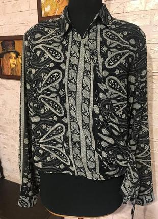 Шифонова блуза на запах