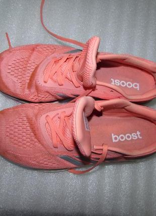 Супер кросівки колір лосося ~ adidas boost ~ р 42 /27 см6 фото