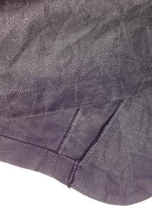 Льняной чёрный пиджак, тренч, жакет с коротким рукавом и принтом чёрное на чёрном.10 фото