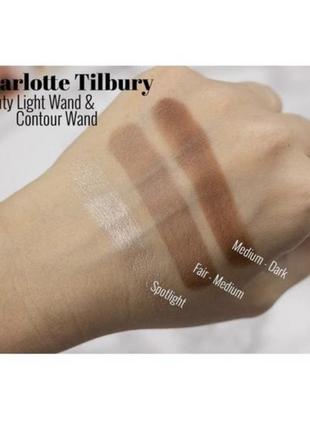 Кремовий рідкий сяючий хайлайтер шарлотта charlotte tilbury beauty light wand spotlight highlighter5 фото