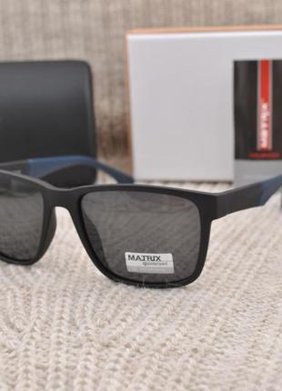 Фирменные мужские солнцезащитные очки matrix polarized mt8465