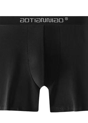 Мужские трусы ao underwear боксеры длинные черный 5xl