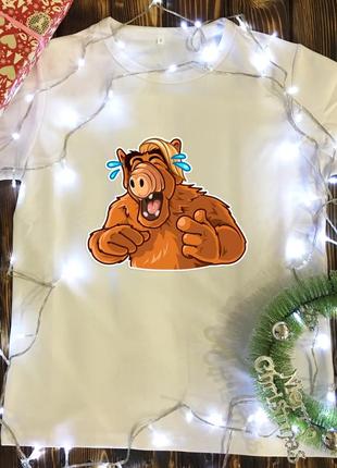 Чоловіча футболка з принтом - альф