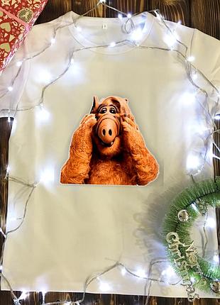 Чоловіча футболка з принтом - альф