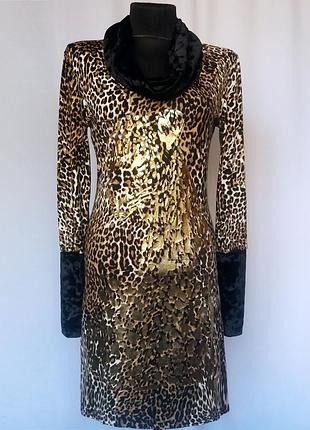 Стильне плаття, леопард. туреччина. нове, р-р 42-46