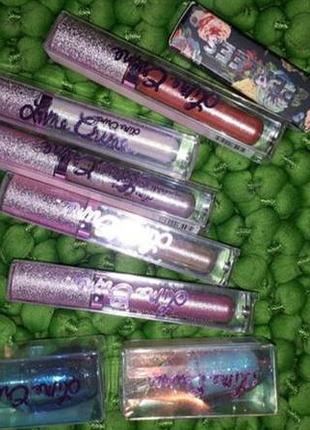 Рідкі діаманти пігменти гліттери повномірні на повіки губи lime crime казкової краси
