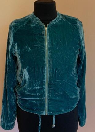 Оксамитова куртка бомбер rituals