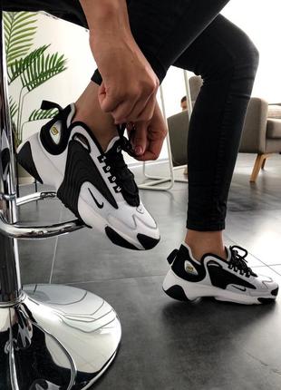 Кроссовки nike wmns zoom 2k black/white