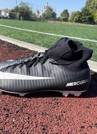 Оригинальные шиповки,сороконожки,бутсы nike mercurial с носком 45/28.5,ne tiempo2 фото