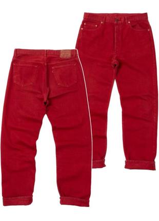 Levis 501 vintage red jeans ( 1992 ) мужские джинсы