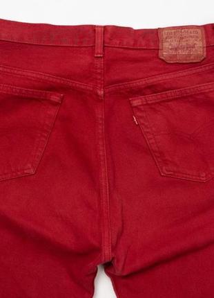 Levis 501 vintage red jeans ( 1992 ) мужские джинсы5 фото