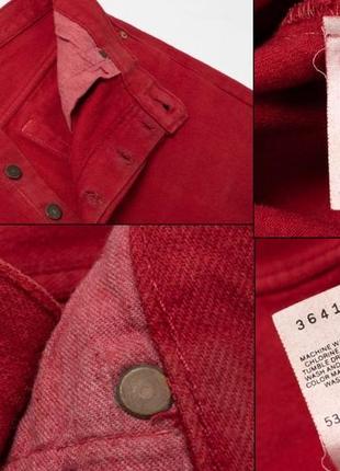 Levis 501 vintage red jeans ( 1992 ) мужские джинсы9 фото