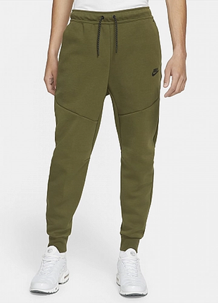 Штани nike nsw tech fleece olive  cu4495-326