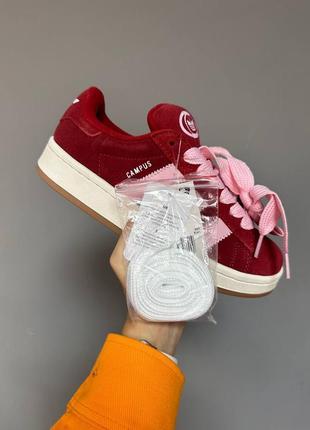 Кампуси adidas scarlet / pink premium7 фото