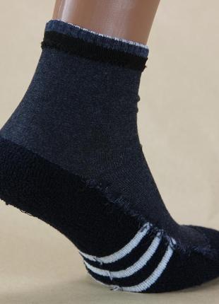 Зимние носки мужские махровая стопа 26-30 р. короткие sport житомир, темные цвета9 фото