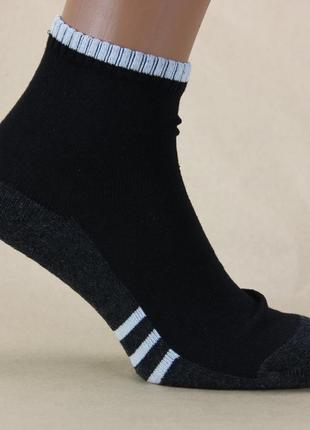 Зимние носки мужские махровая стопа 26-30 р. короткие sport житомир, темные цвета4 фото