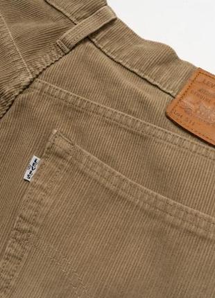 Levis 511 corduroy trousers slim fit (04511-3255) мужские брюки7 фото