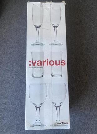 Набір келихів бокалів стаканів1 фото