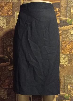 Вінтажна дизайнерська вовняна спідниця karl lagerfeld,usa8/m, німеччина