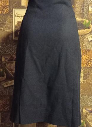 Винтажная дизайнерская шерстяная юбка karl lagerfeld,usa8/m, нитечка2 фото