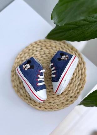 Дитячі кеди міккі маус пінетки 10см