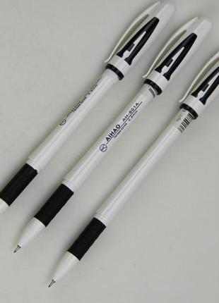 Гелева ручка канцелярська аihao-801а чорна