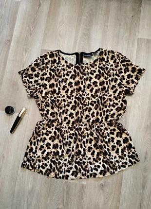 Кофточка, блуза в леопардовый принт1 фото