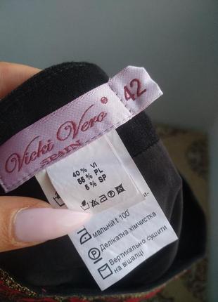Новая прямая юбка пояс вышивка испания, 46-503 фото