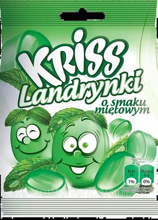 Леденцы kriss со вкусом мяты, 70г (польша), мятные конфеты