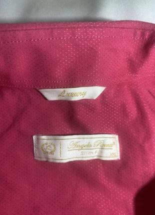 Розовая рубашка от angelo roma5 фото