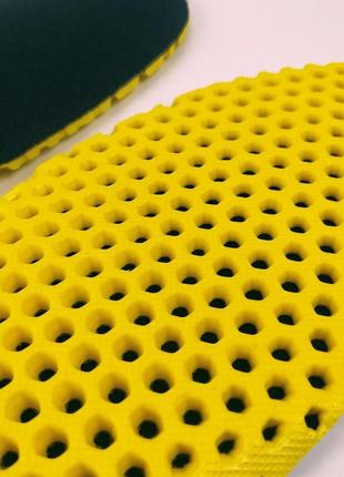 Стельки спортивные амортизирующие honeycomb 35-40 р (22 - 26 см) черній9 фото