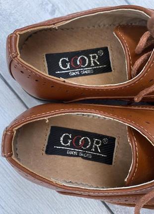 Шкіряні нові туфлі від німецького виробника goor розмір 12 ( по устільці 19 см)3 фото