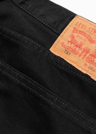 Levis 751 black jeans мужские джинсы6 фото