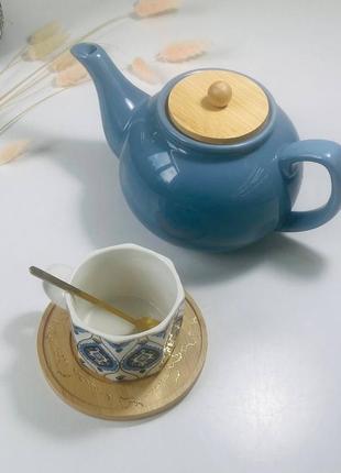 Чайник керамический марбл 1200