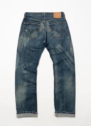 Levis 501 vintage distressed denim jeans   чоловічі джинси5 фото