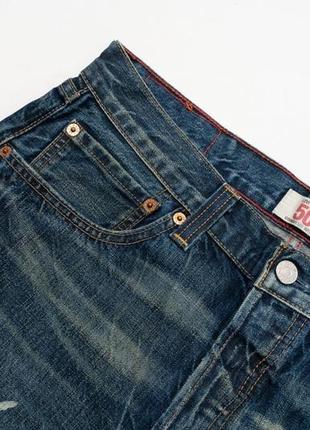 Levis 501 vintage distressed denim jeans   чоловічі джинси4 фото