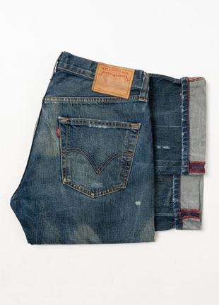 Levis 501 vintage distressed denim jeans   чоловічі джинси10 фото