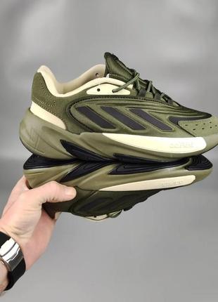 Adidas ozelia khaki black4 фото