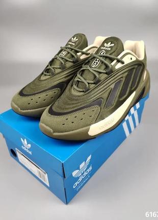 Adidas ozelia khaki black7 фото